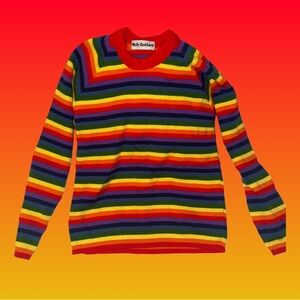 Molly Goddard Rainbow Scoop neck Sweater